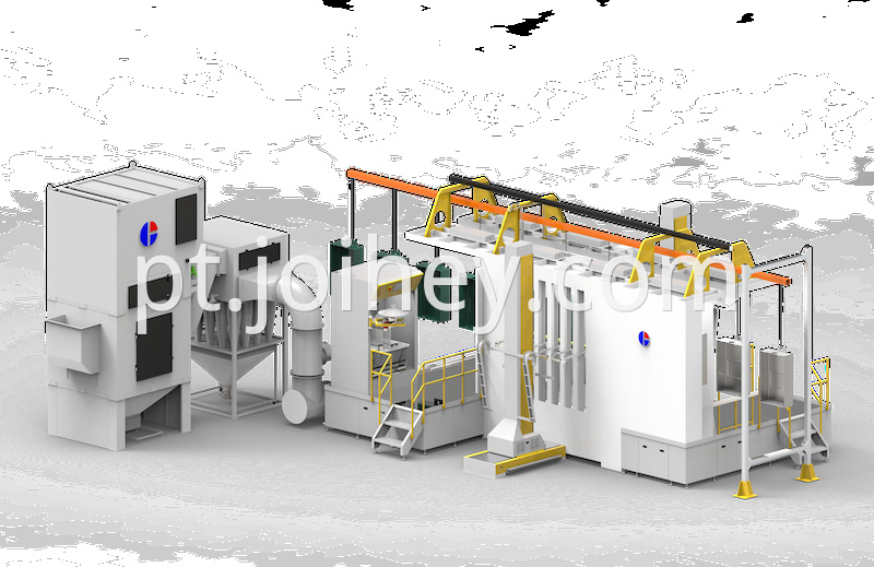 MCB Small Cyclone Powder Coating booth 
